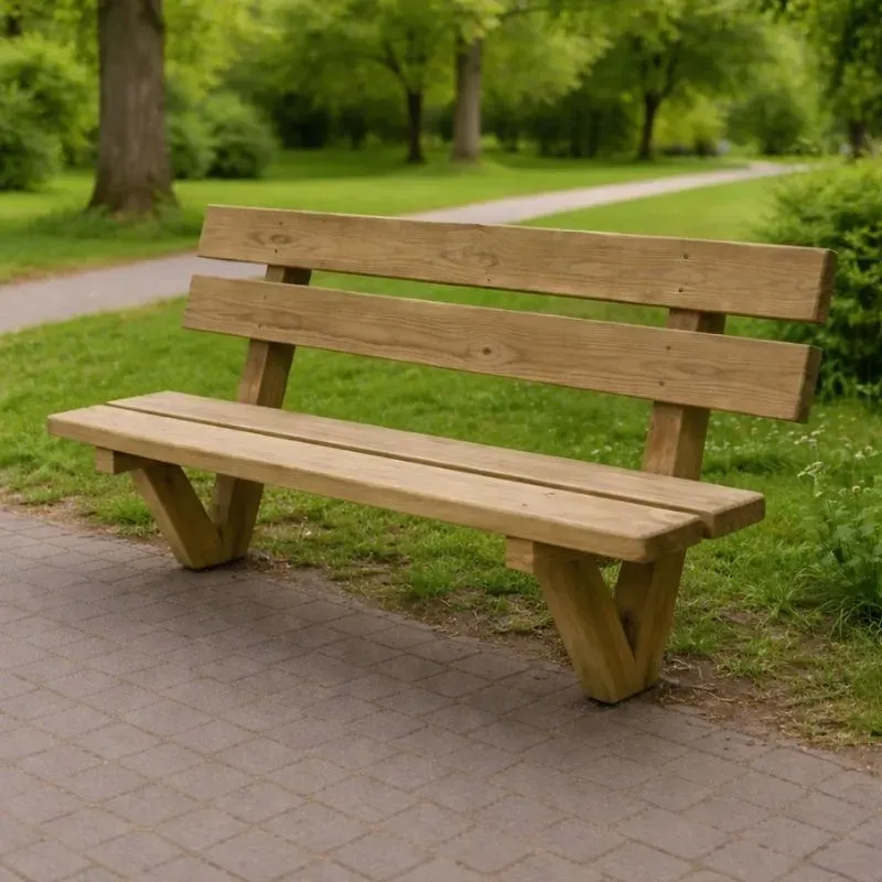 banc de jardin en bois