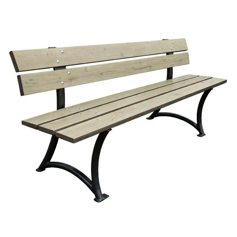 banc extérieur design en hpl