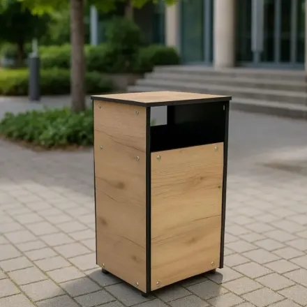 Produit - corbeille urbaine en HPL