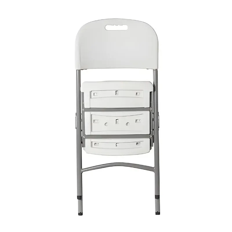 chaise pliante polypro blanche