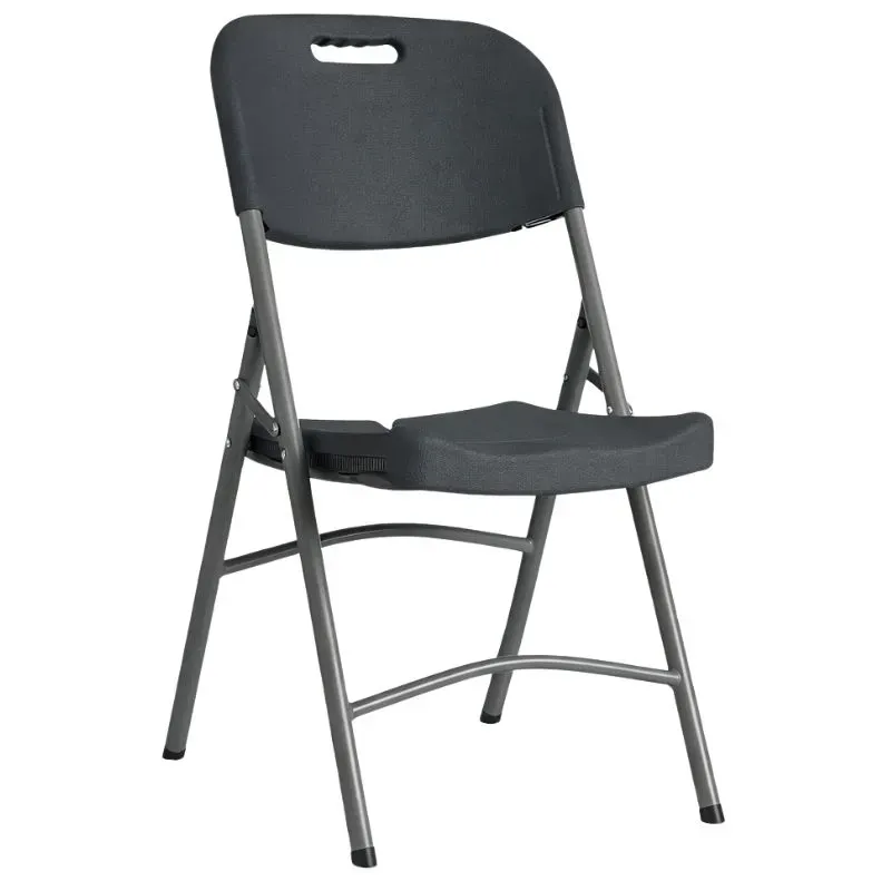 chaise pliante polypro gris