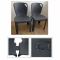 chaise monobloc empilable grise