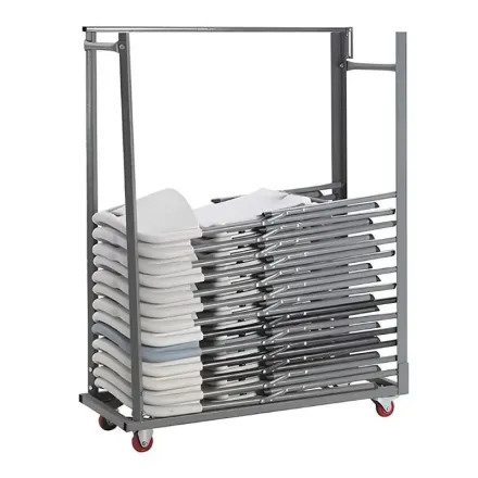 Produit - chariot pour chaises pliantes en polypro