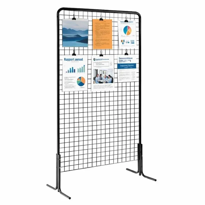 grille exposition sur pieds fixes