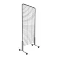 grille exposition mobile avec roulettes