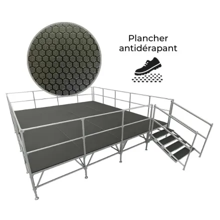 Produit - podium démontable anti dérapant
