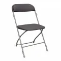 chaise pliante polypropylène gris anthracite