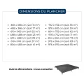 plancher de bal dimensions