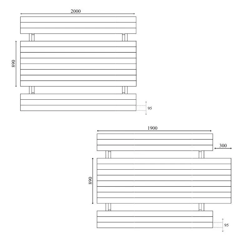 Table avec bancs en bois - Direct Équipements