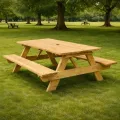 table pique-nique en bois pmr
