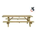 table pique nique en bois pmr