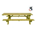 table pique nique en bois pmr