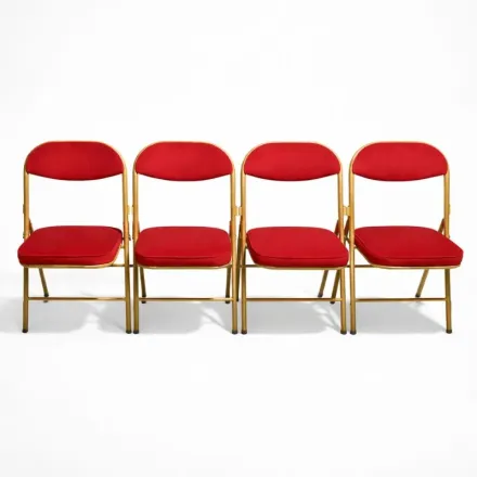 Produit - chaise pliante en velours accrochable