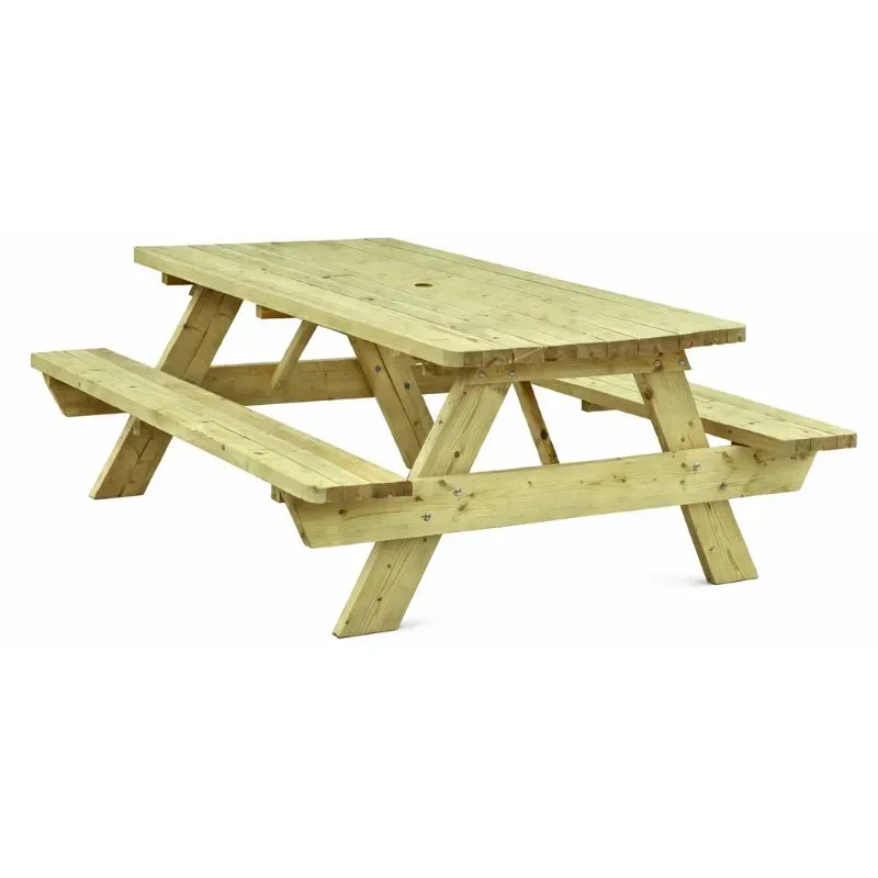 table pique nique en bois
