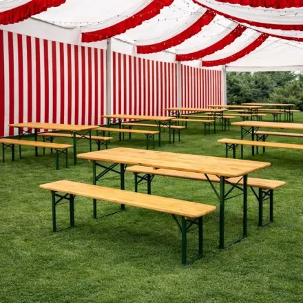 Produit - ensemble brasserie tables et bancs