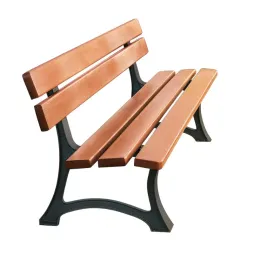 Banc en bois et fonte