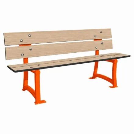 Produit - banc école orange