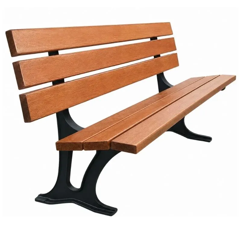 banc en bois et fonte 6 lames