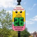 Radar pédagogique pour écoles en extérieur Radar pédagogique pour écoles en extérieur