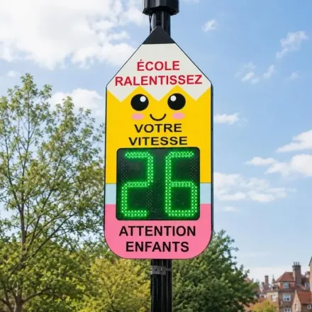 Produit - Radar pédagogique pour écoles en extérieur