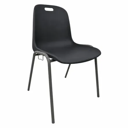Produit - chaise à coque emma gris anthracite