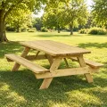 table pique nique en bois épaisseur 45 mm table pique nique en bois épaisseur 45 mm