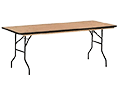 Table pliante en bois 183 cm pour collectivités