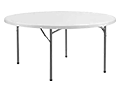 Table pliante polypropylène ronde 153 cm pour collectivités