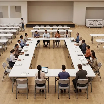 Tables pliantes : un indispensable pour les collectivités